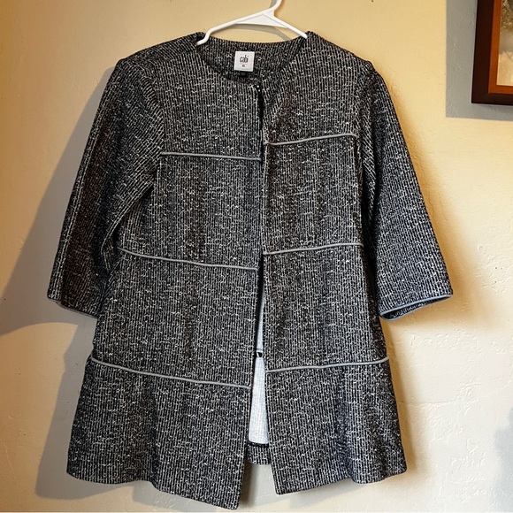 Black and White Sweater/Blazer - Picture 2 of 5